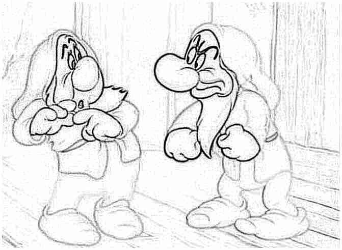 Dos enanitos de blancanieves