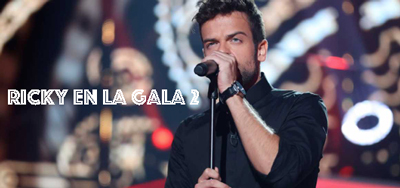 Ricky en la gala2 de OT