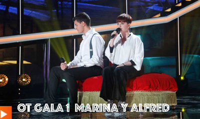 Gala 1 actuaciones, Marina y Alfred 