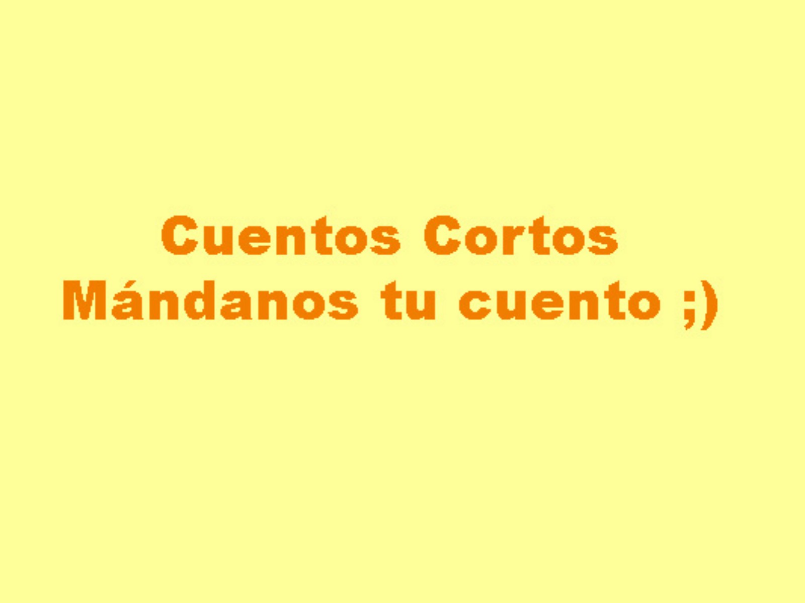 Cuentos cortos 