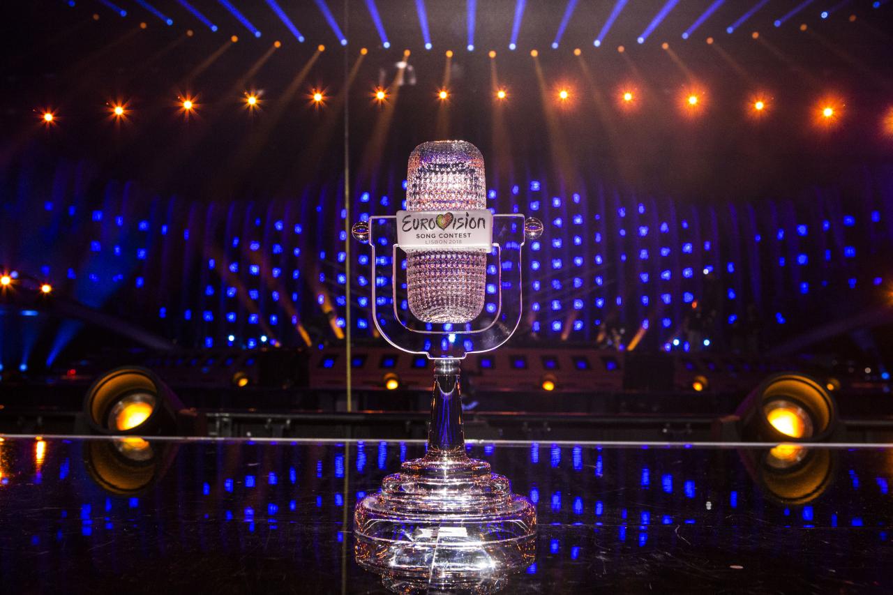 Eurovision micrófono cristal