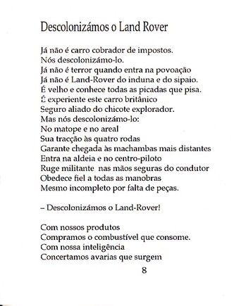 Poetas Mozambique