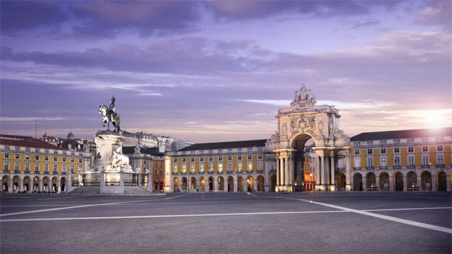 Plaza del Comercio en Lisboa